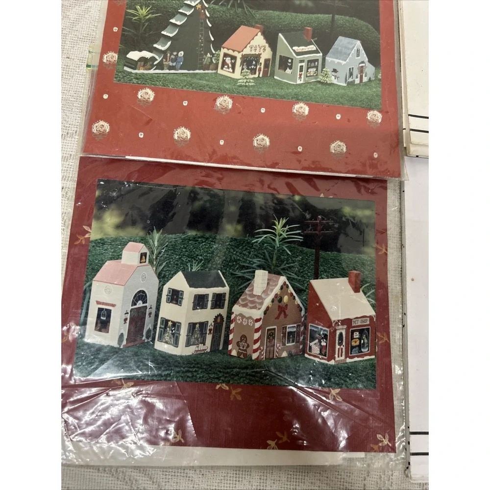 Home folk Designs, Christmas Village 2 Bean Bag Storage Projects, Building Instr